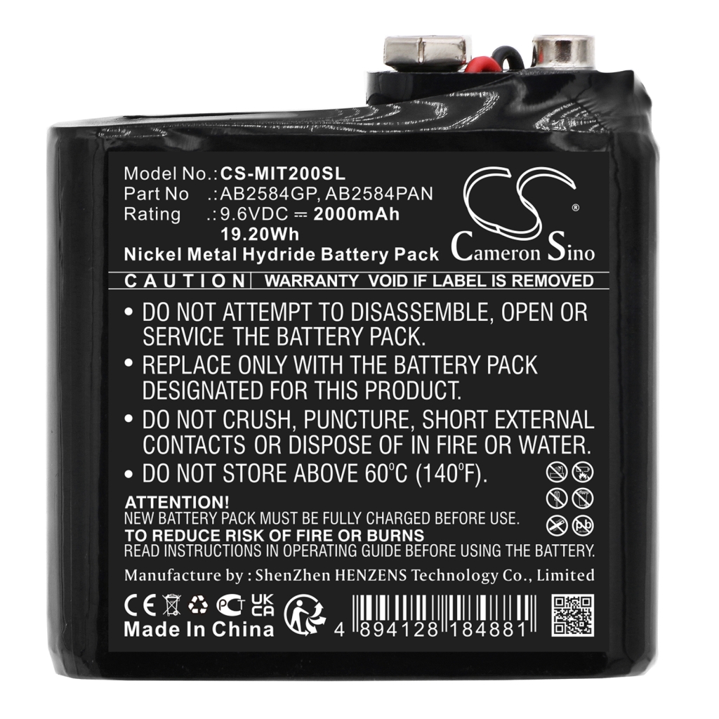 Battery Replaces AB2584 GP