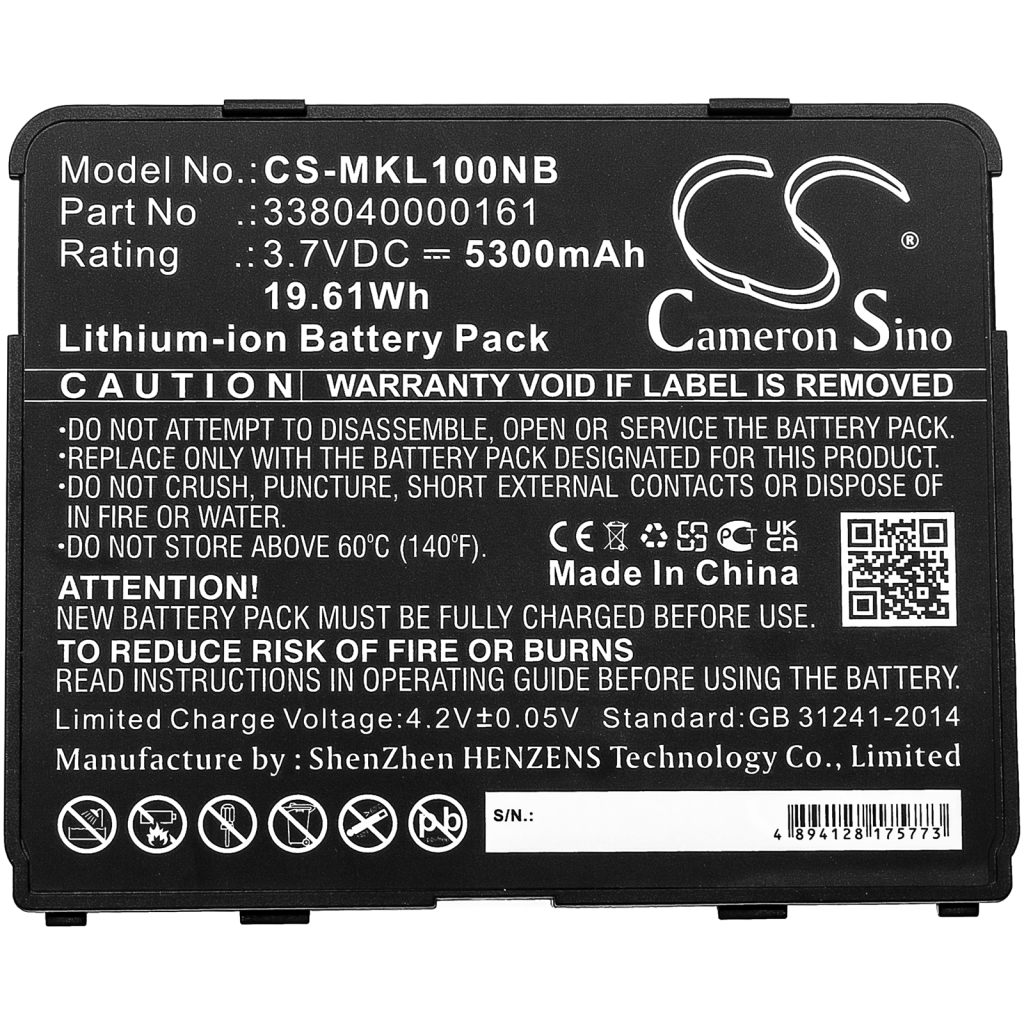 Batterier för surfplattor Matic CS-MKL100NB