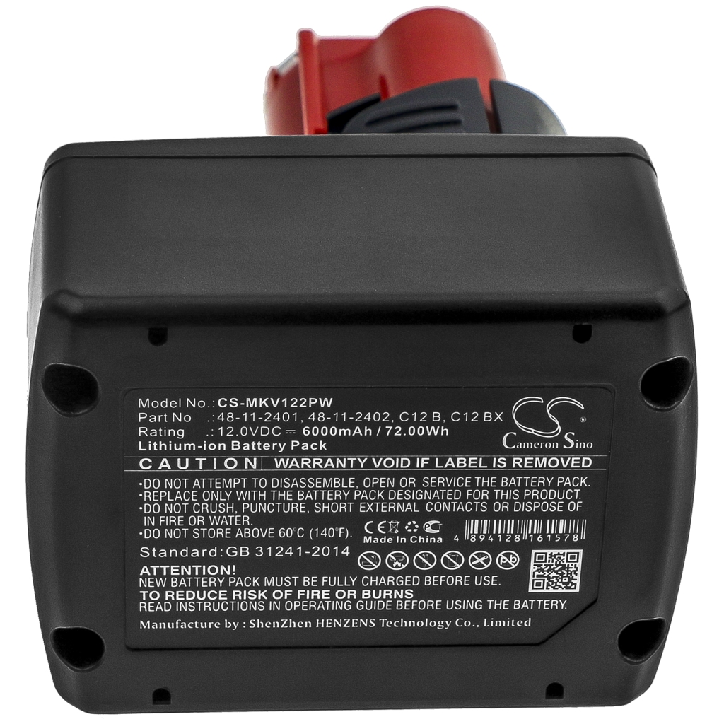 Battery industrial Milwaukee M12 TI-201C