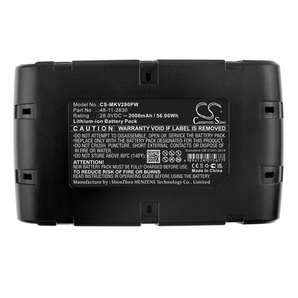 Batterier för verktyg Wurth CS-MKV280PW