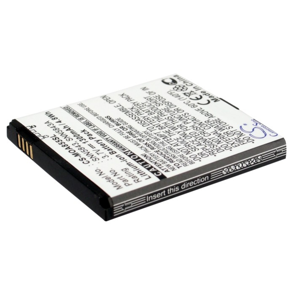 Batterier till bärbara datorer Motorola CS-MOA855SL
