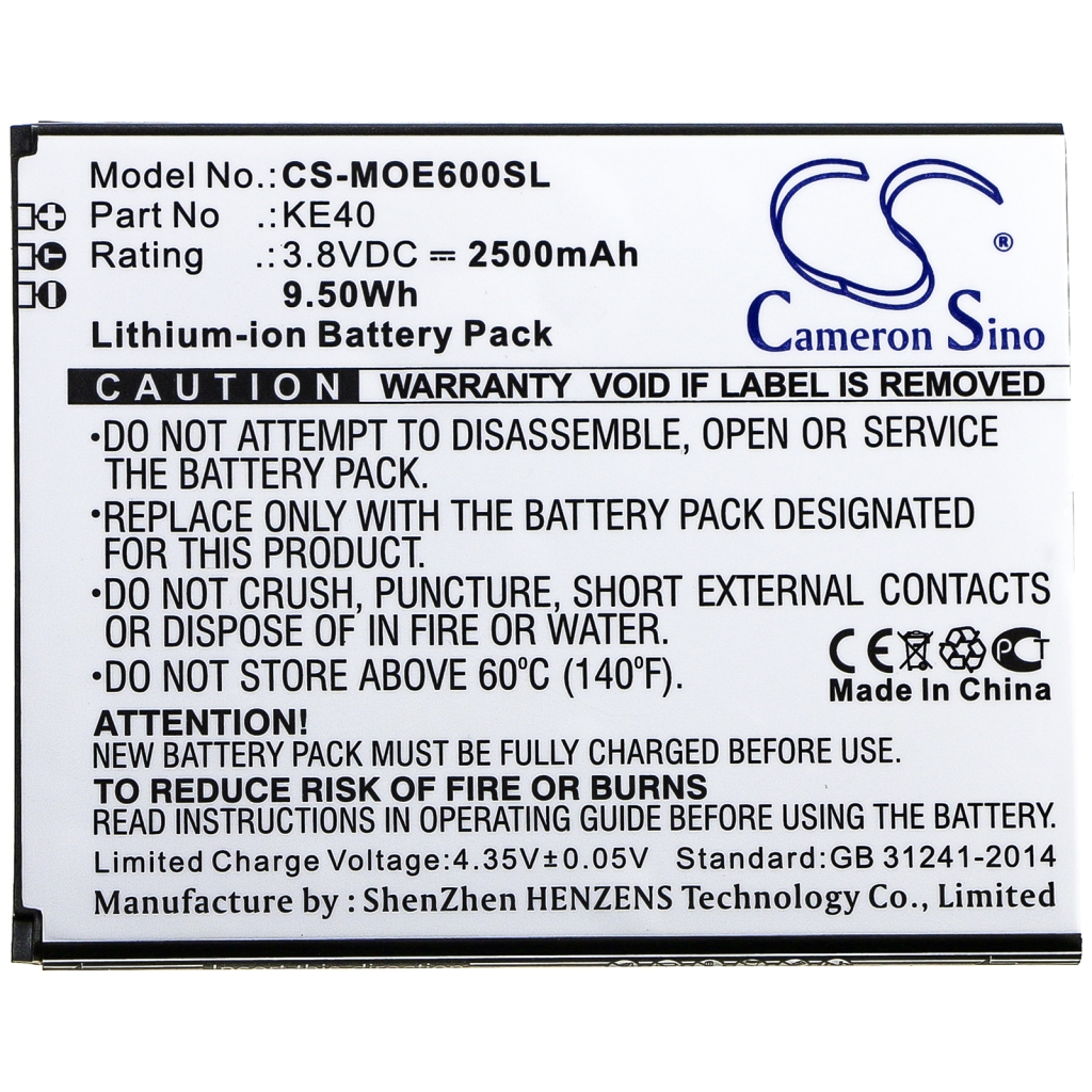 Battery Replaces KE40