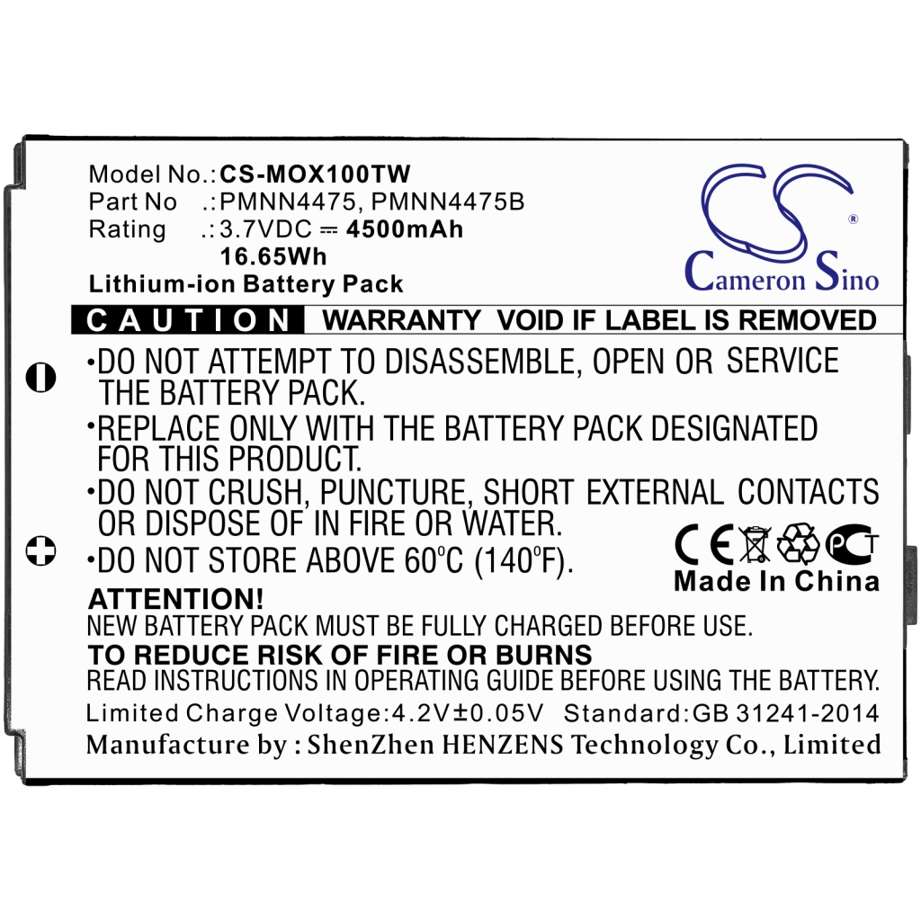 Battery Replaces PMNN4475B