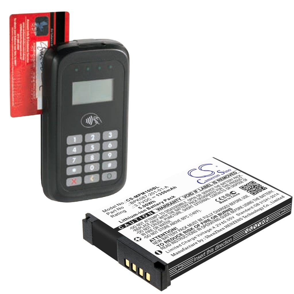 Payment Terminal Battery Zebra CS-MPM100BL