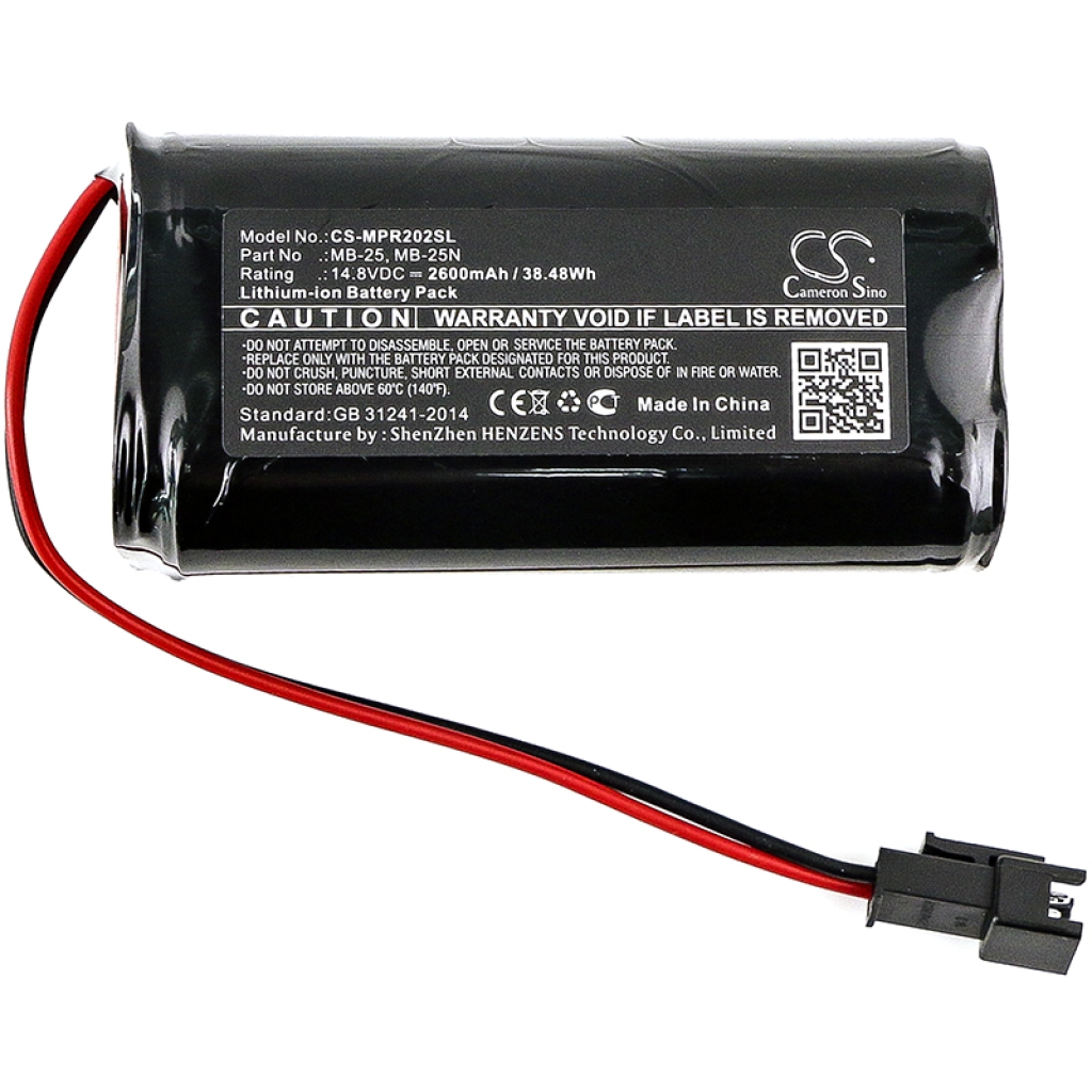 Batterier till högtalare Mipro CS-MPR202SL