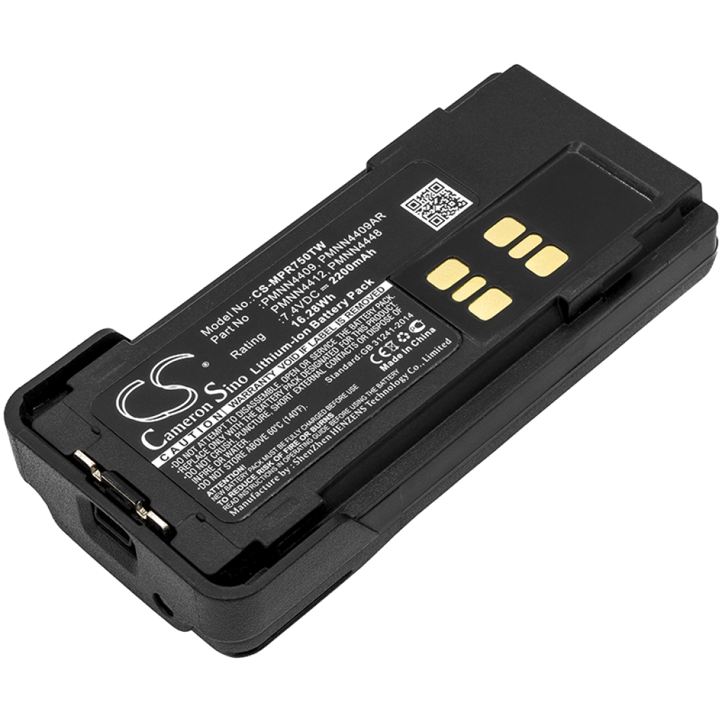 Batterier till radioapparater Motorola CS-MPR750TW