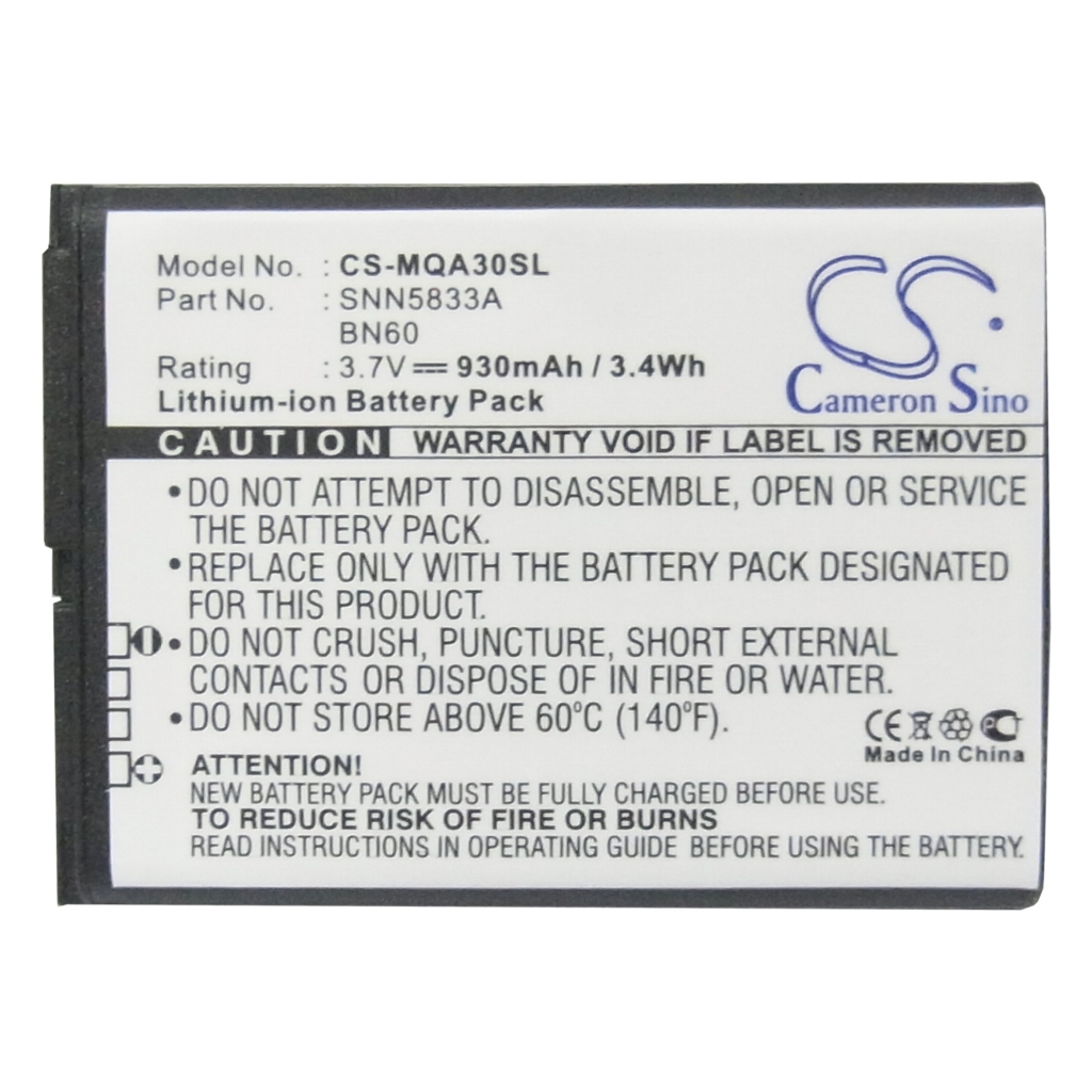 Battery Replaces SNN5833A