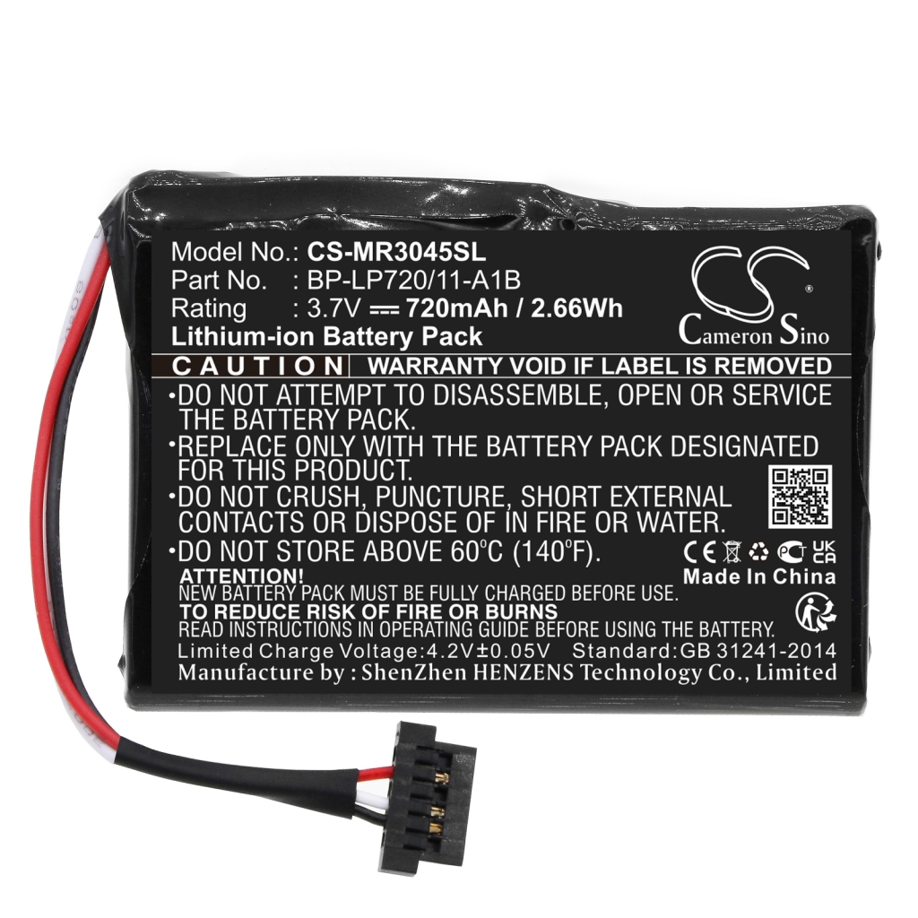 Batterier Ersätter RoadMate 3045