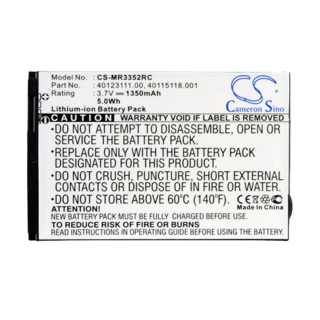 Battery Replaces 40115118.001