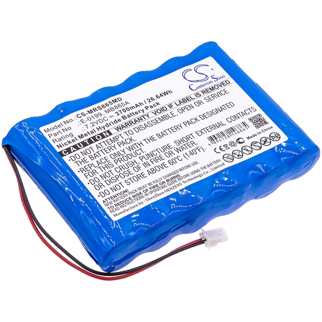 Batterier Ersätter Spirolab Spirometer III colour