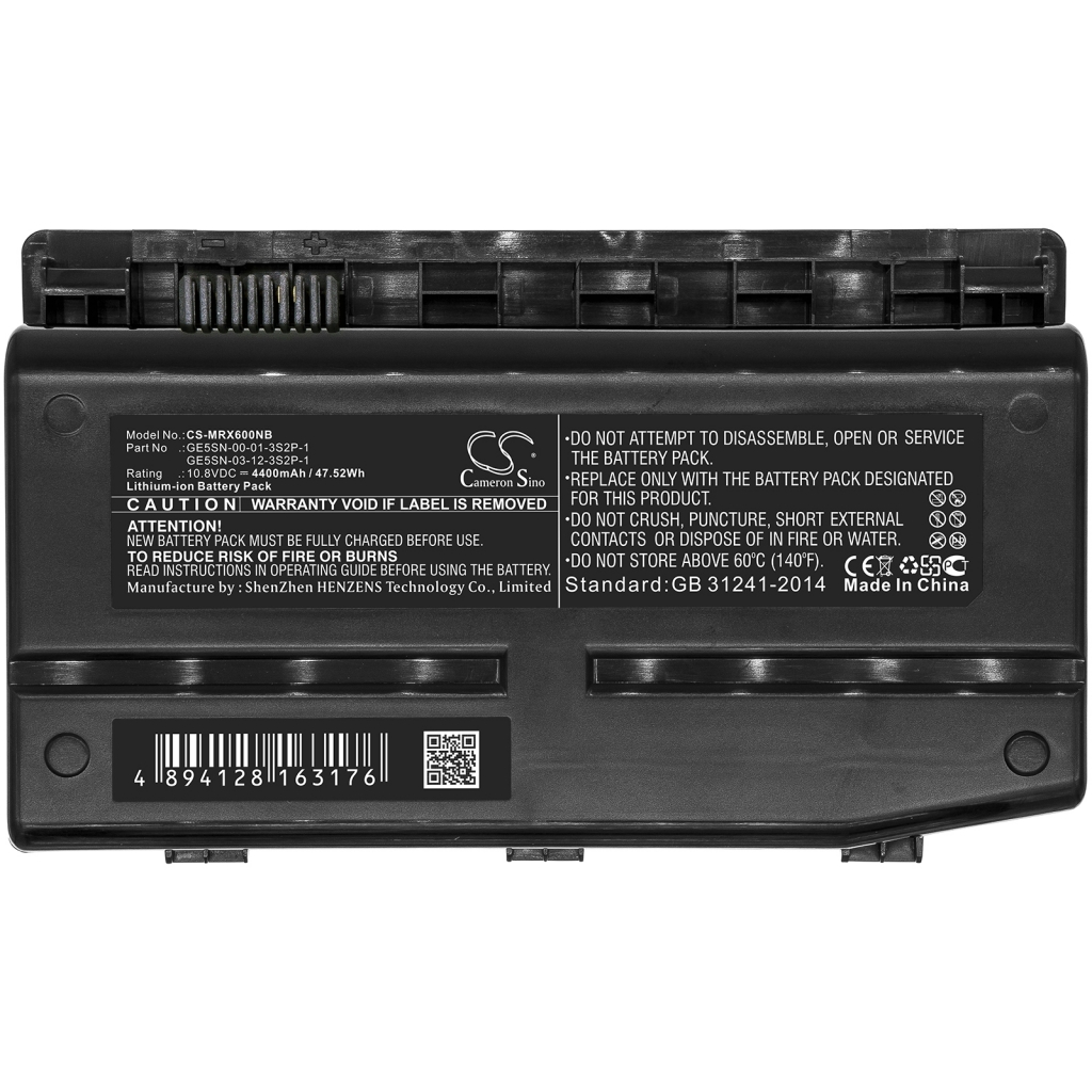 Batterier Ersätter NFSV151X-00-03-3S2P-0