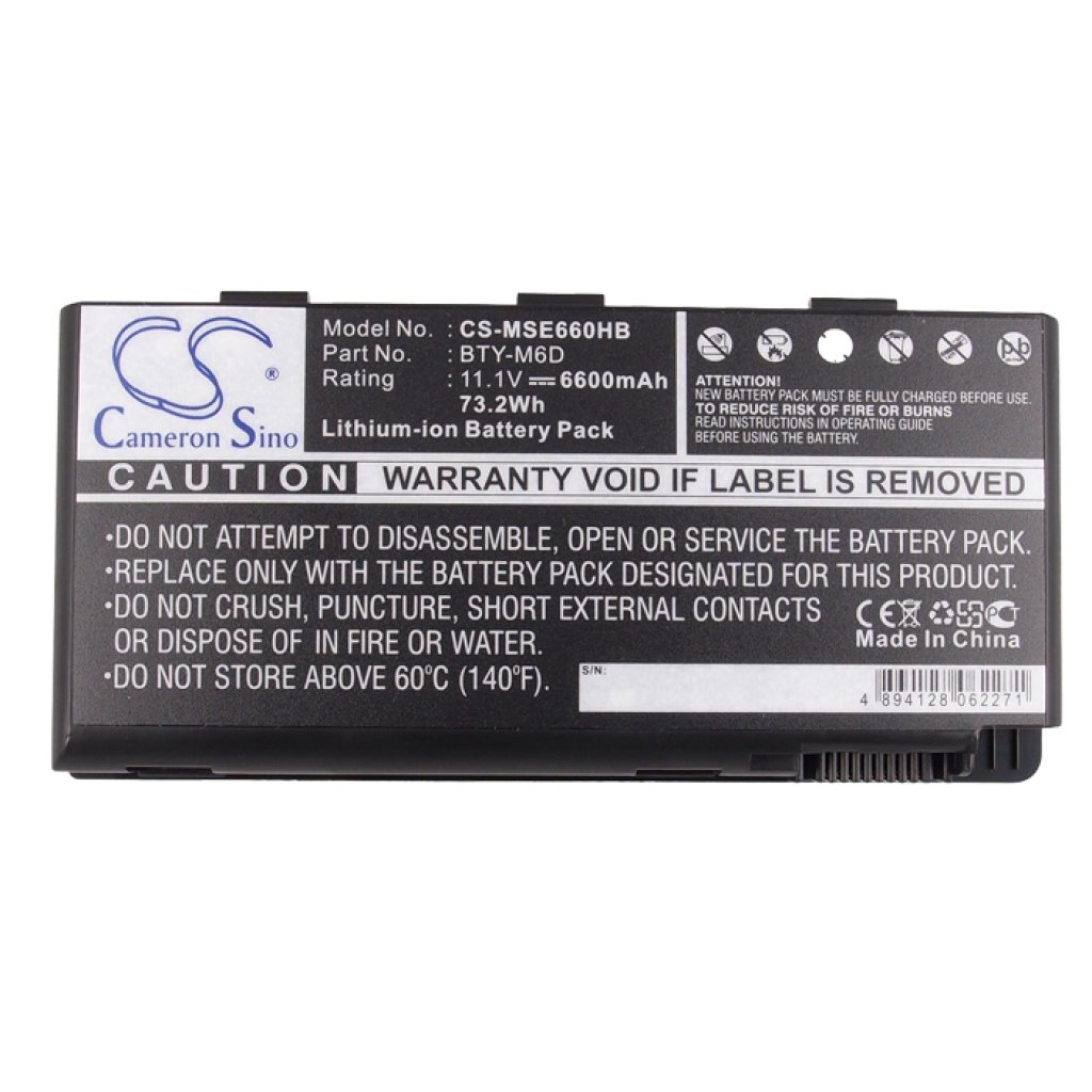 Batterier Ersätter GT680-057AU