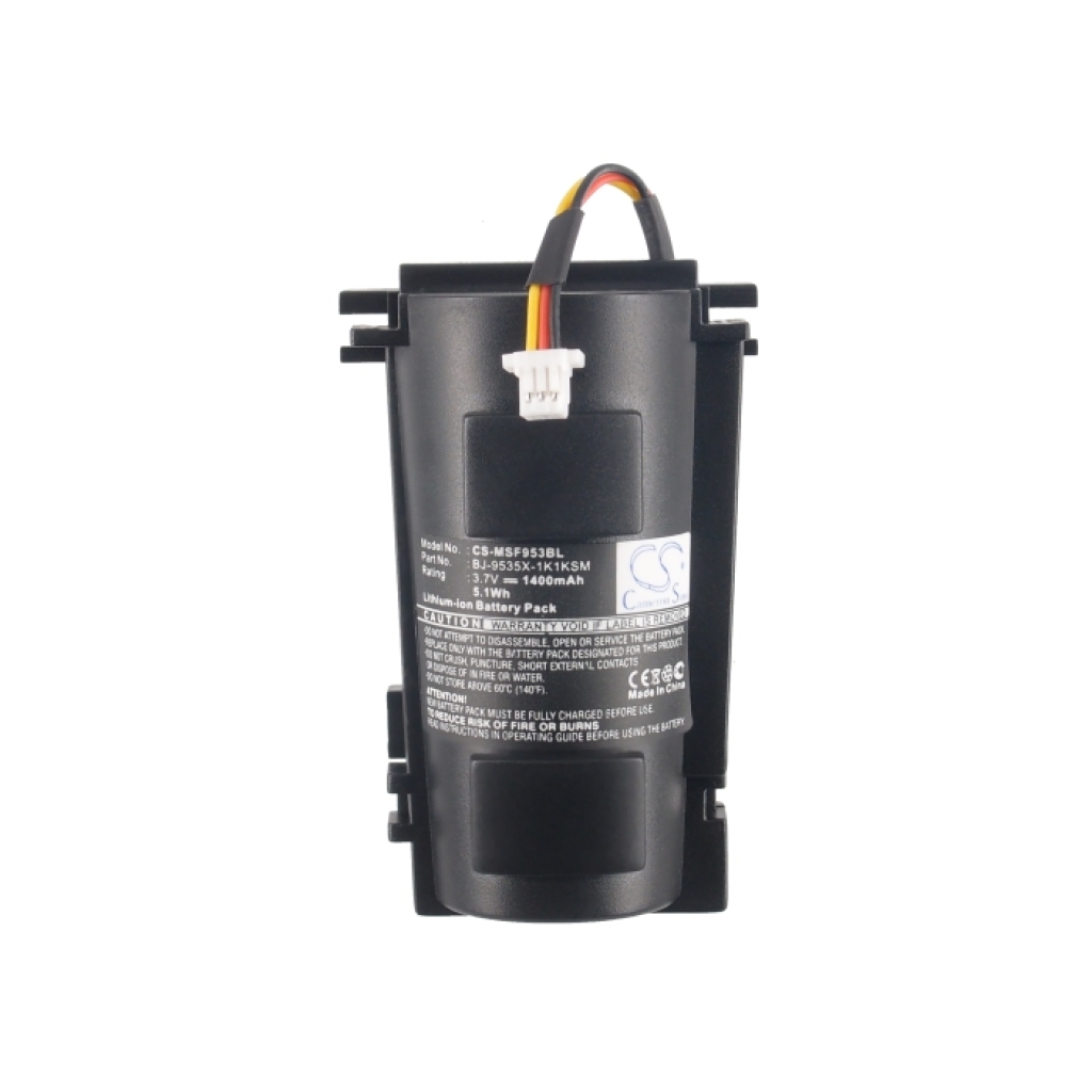 Batterier för skanner Metrologic CS-MSF953BL