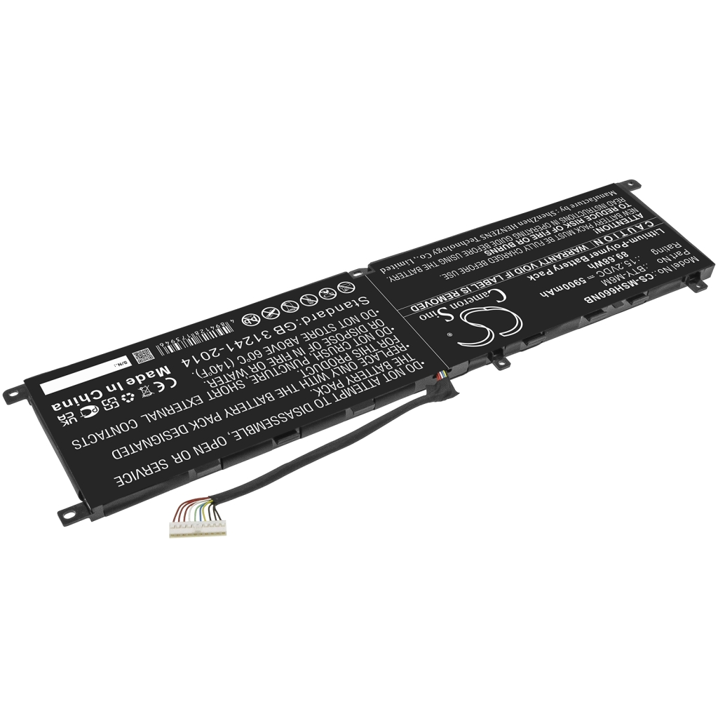 Batterier till bärbara datorer MSI CS-MSH660NB