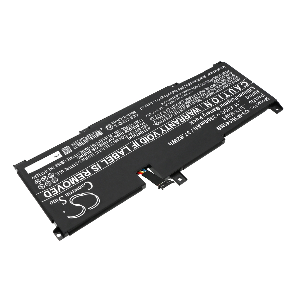 Batterier till bärbara datorer MSI CS-MSR141NB