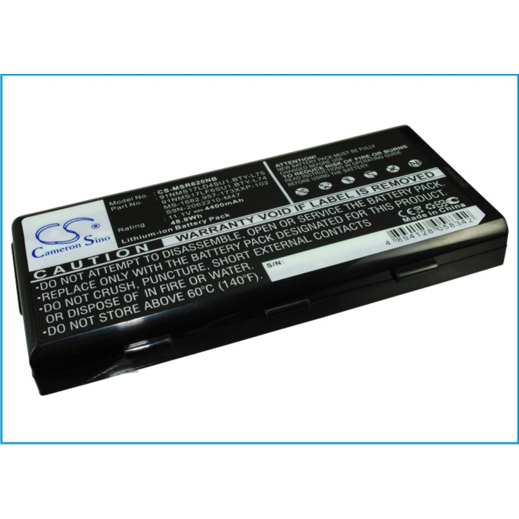 Notebook battery MSI CR700-013NL