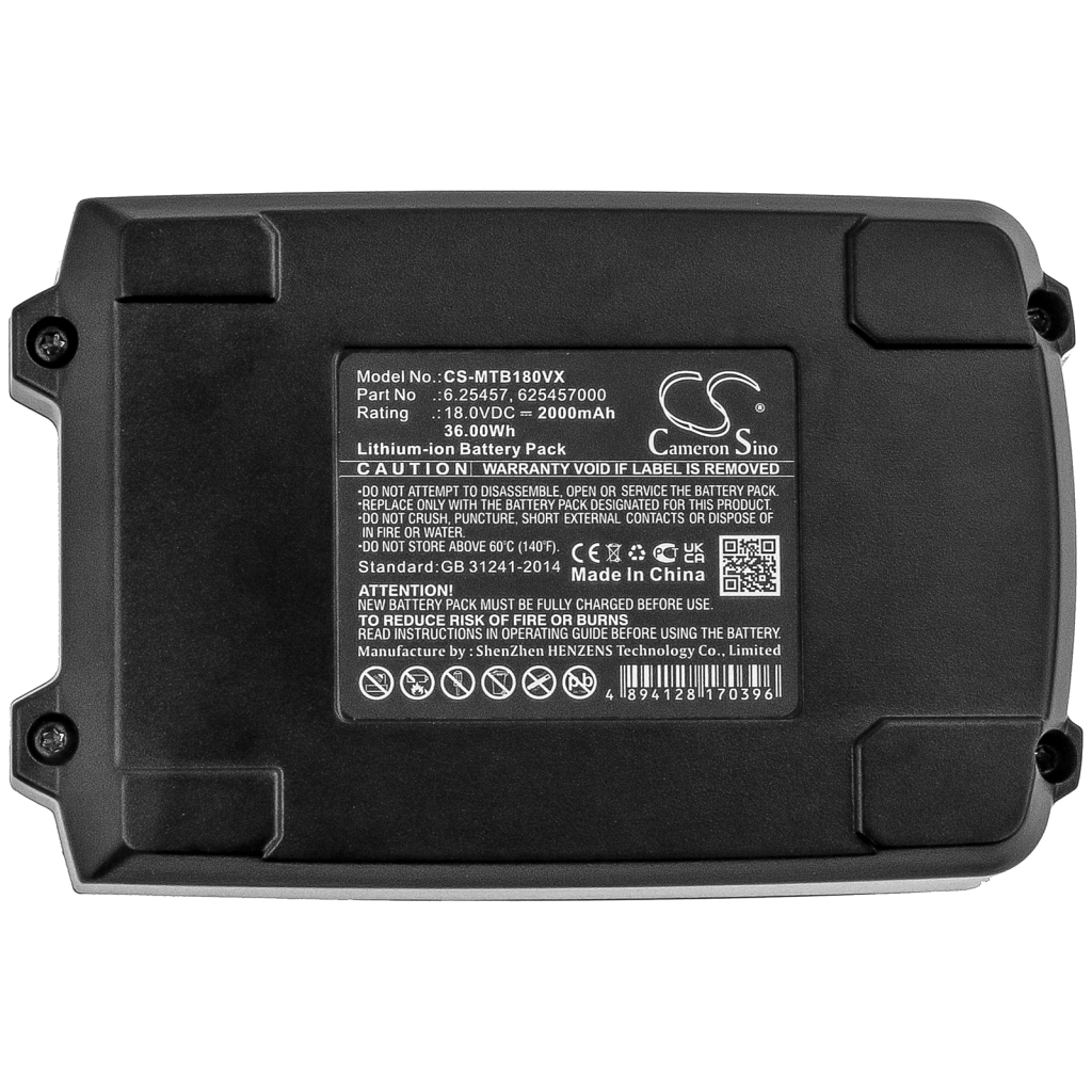 Batterier Ersätter 625028000