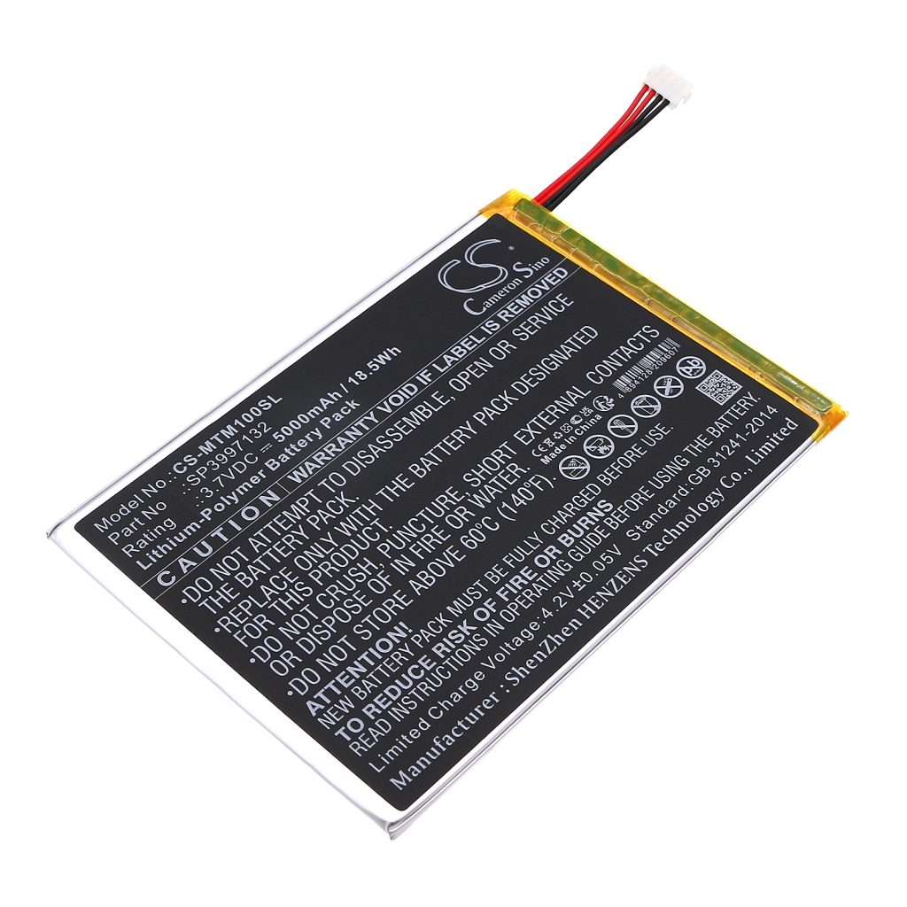 Batterier för surfplattor Micros CS-MTM100SL