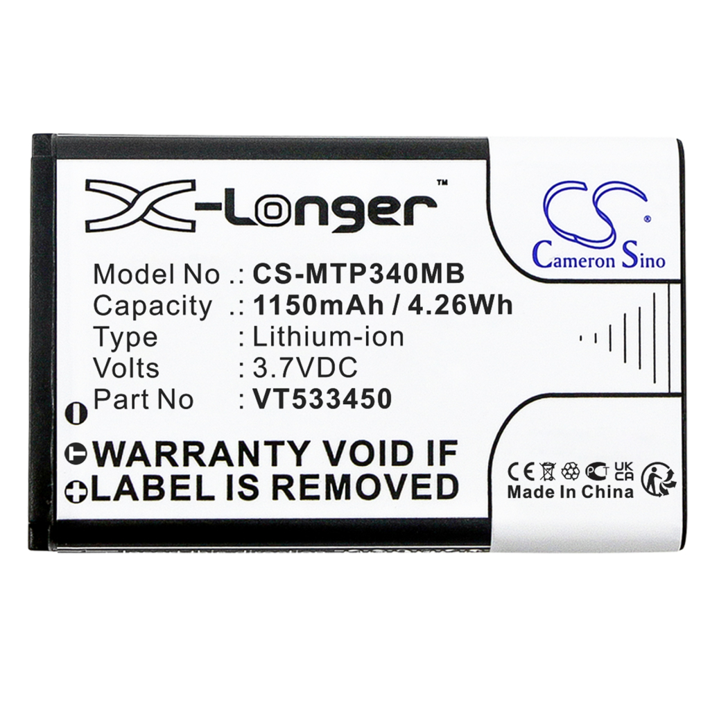 Batterier till babyvakter Motorola CS-MTP340MB