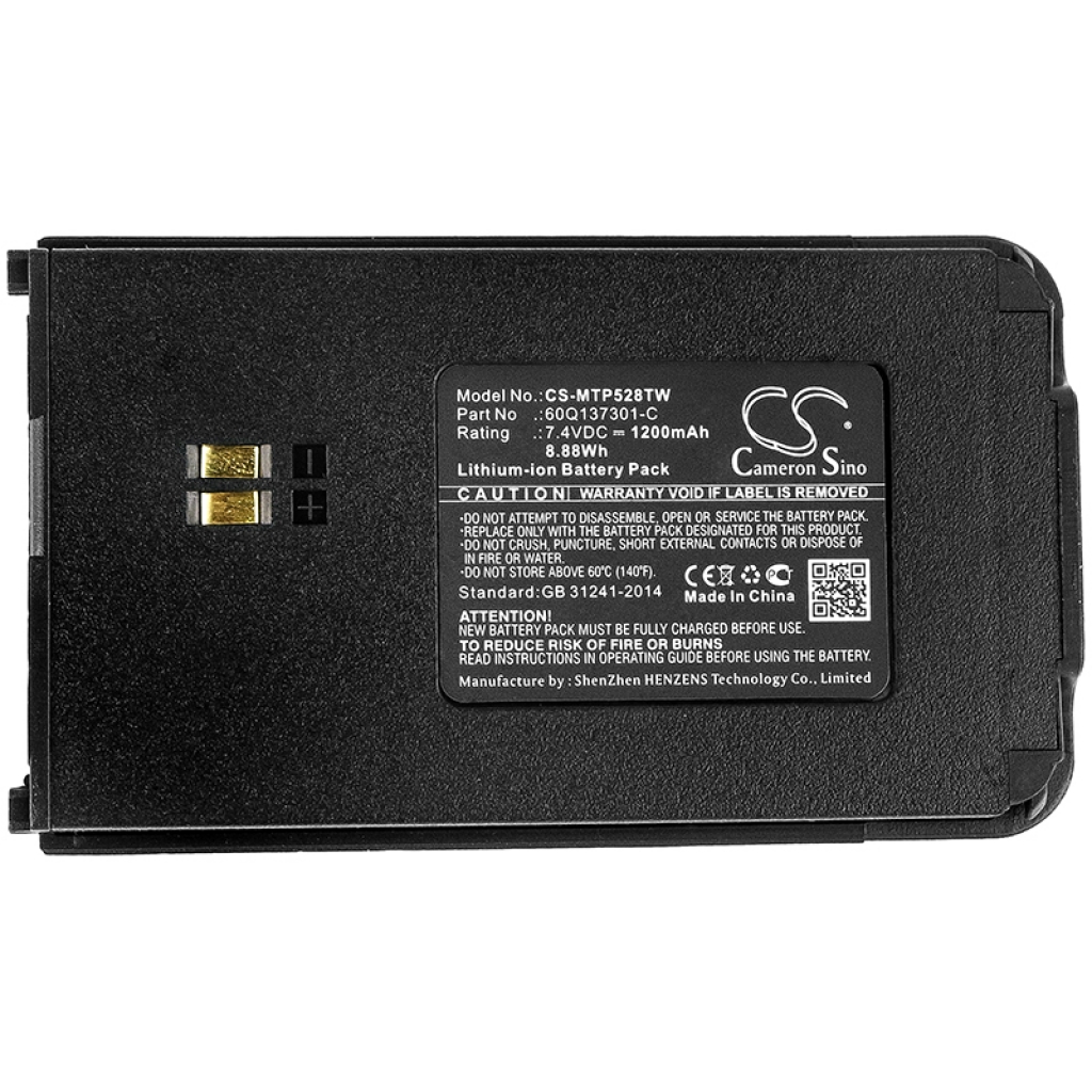 Batterier Ersätter SMP-528