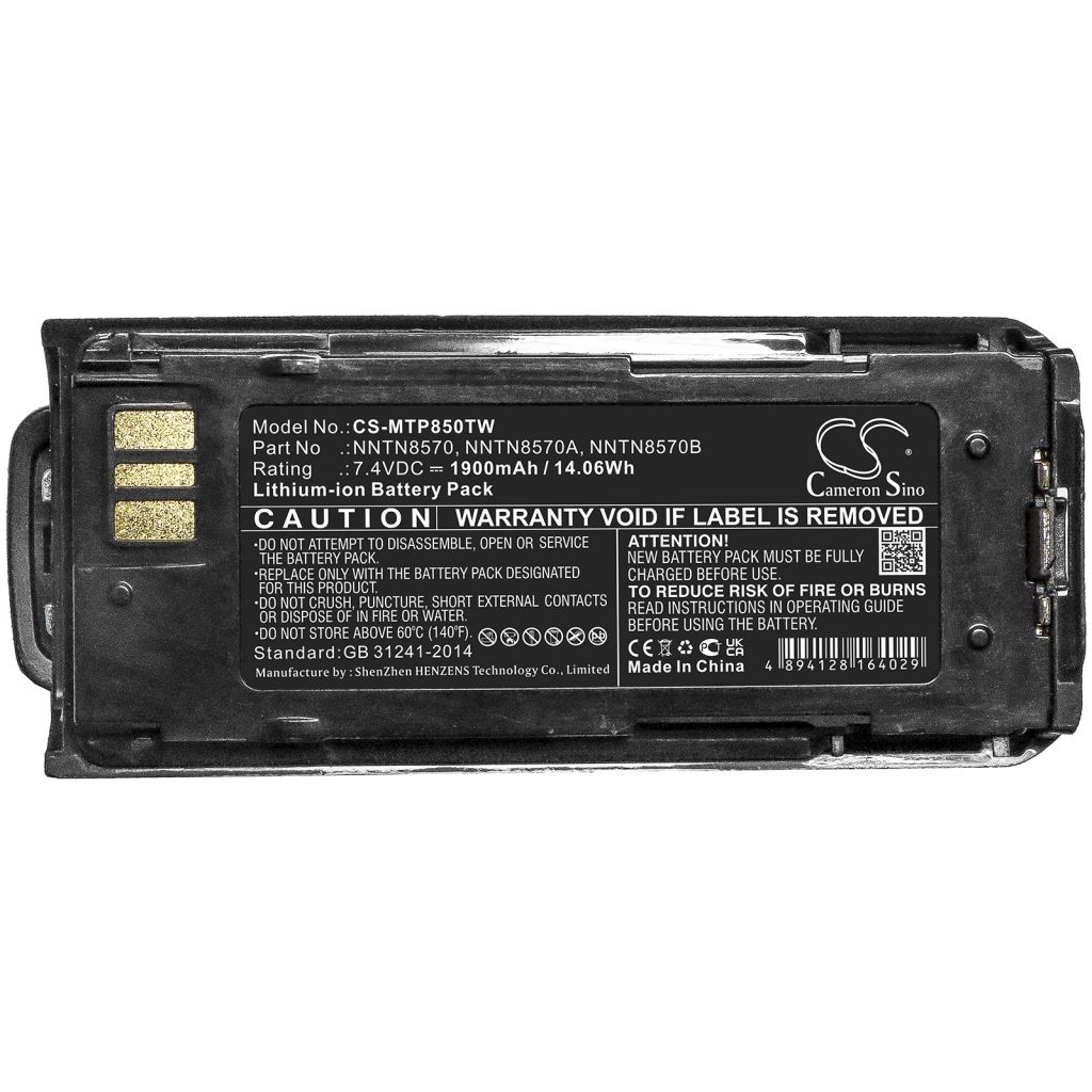 Batterier Ersätter NNTN8570A