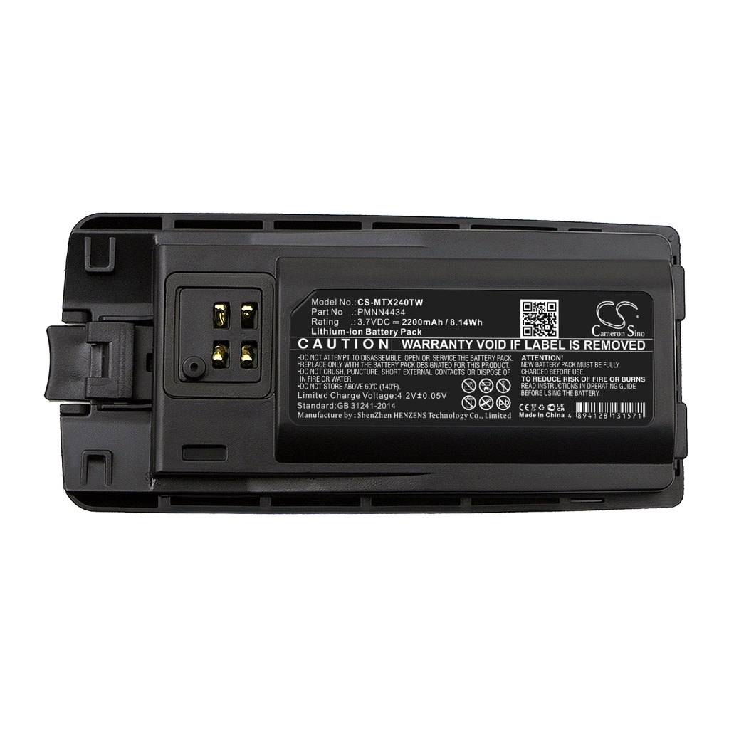 Two-Way Radio Battery Motorola CS-MTX240TW