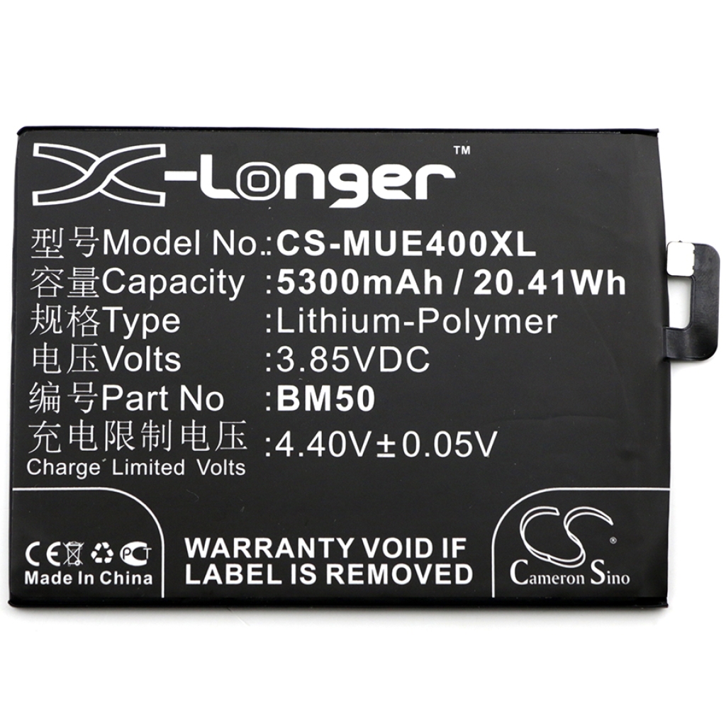 Batterier till mobiltelefoner Xiaomi CS-MUE400XL