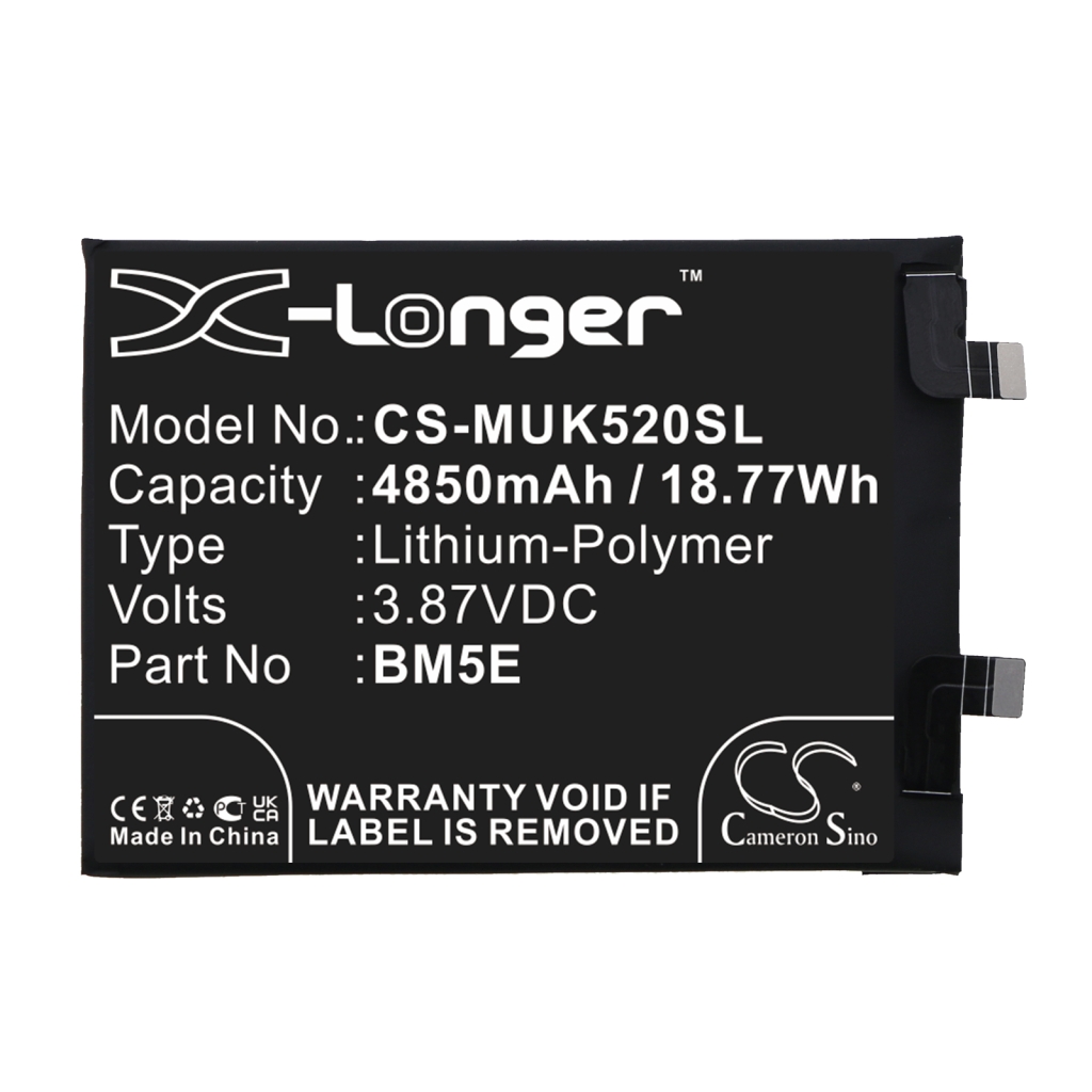 Batterier till mobiltelefoner Redmi CS-MUK520SL