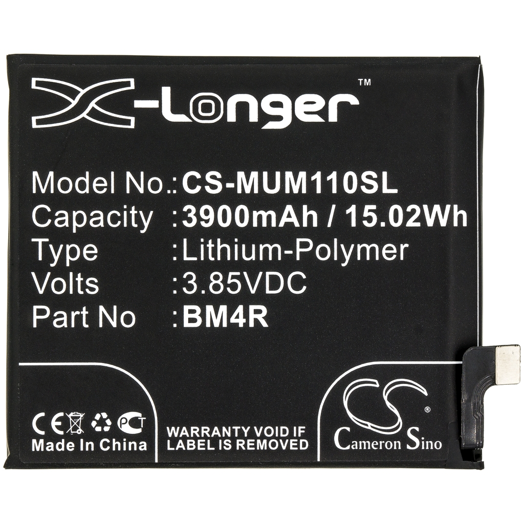 Batterier till mobiltelefoner Xiaomi CS-MUM110SL