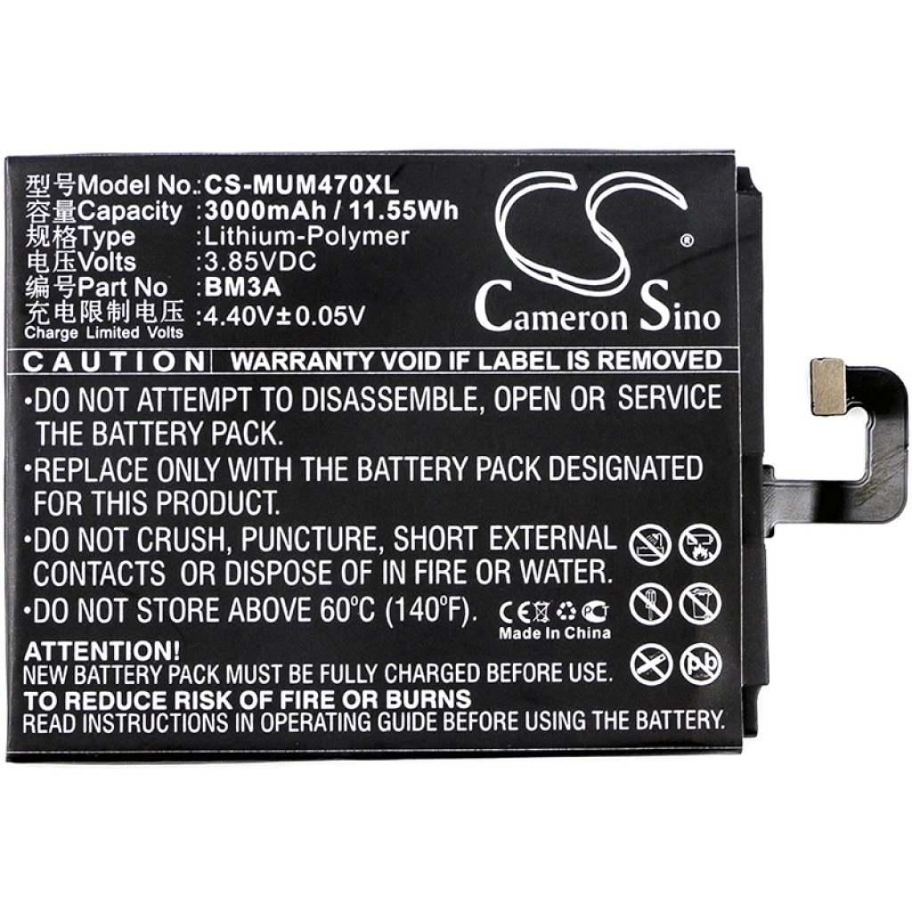 Batterier Ersätter BM3A