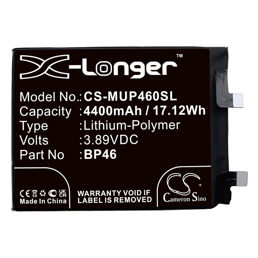 Batterier till mobiltelefoner Xiaomi CS-MUP460SL