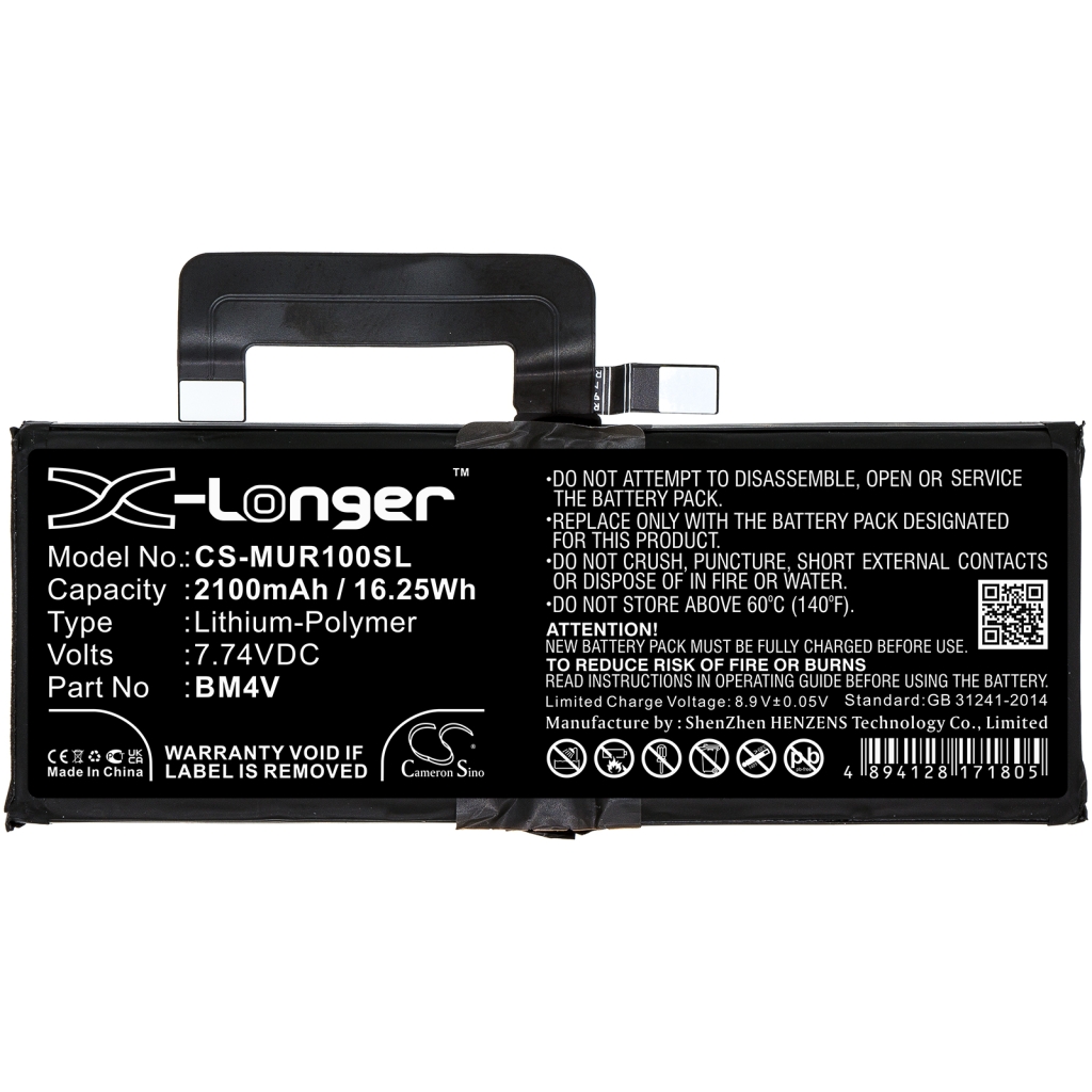 Compatible battery replacement for Xiaomi BM4V