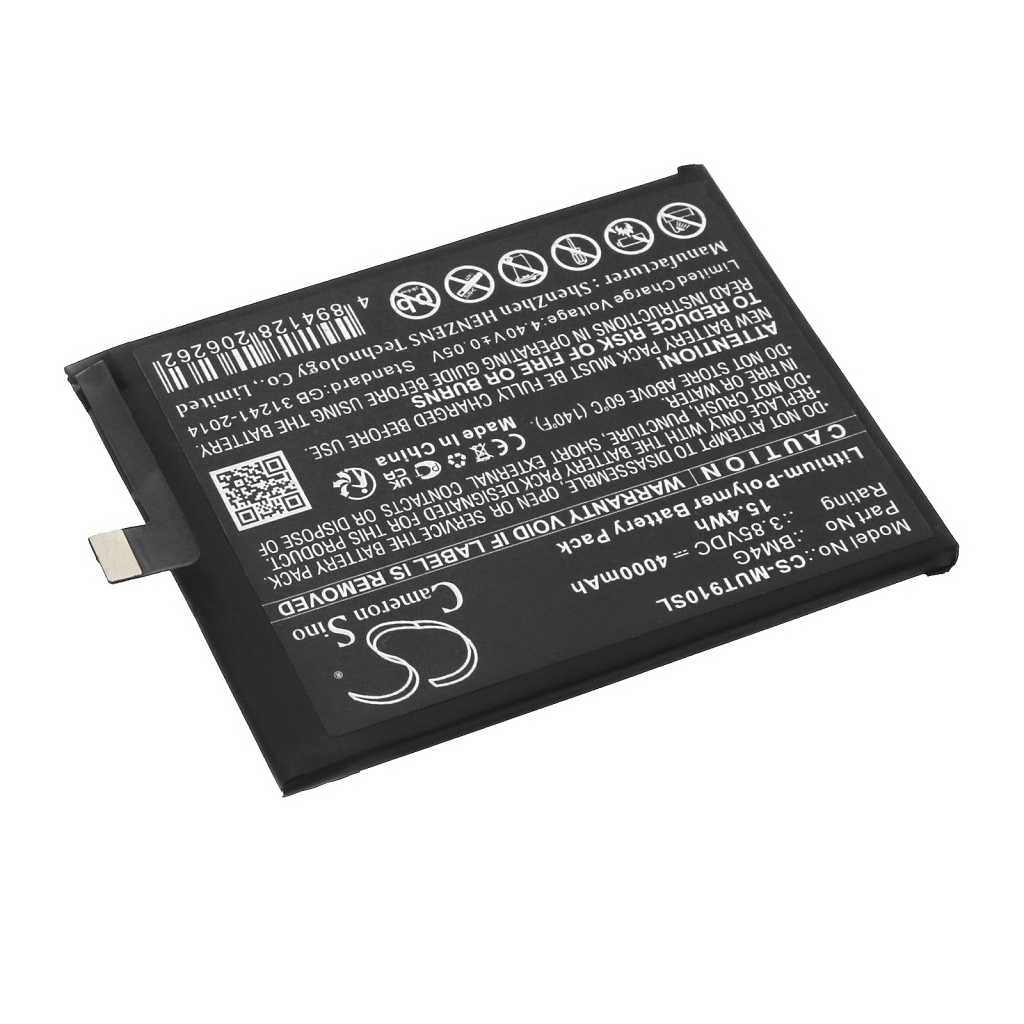 Batterier till mobiltelefoner Xiaomi CS-MUT910SL