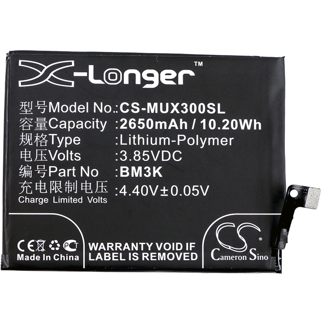 Compatible battery replacement for Xiaomi BM3K