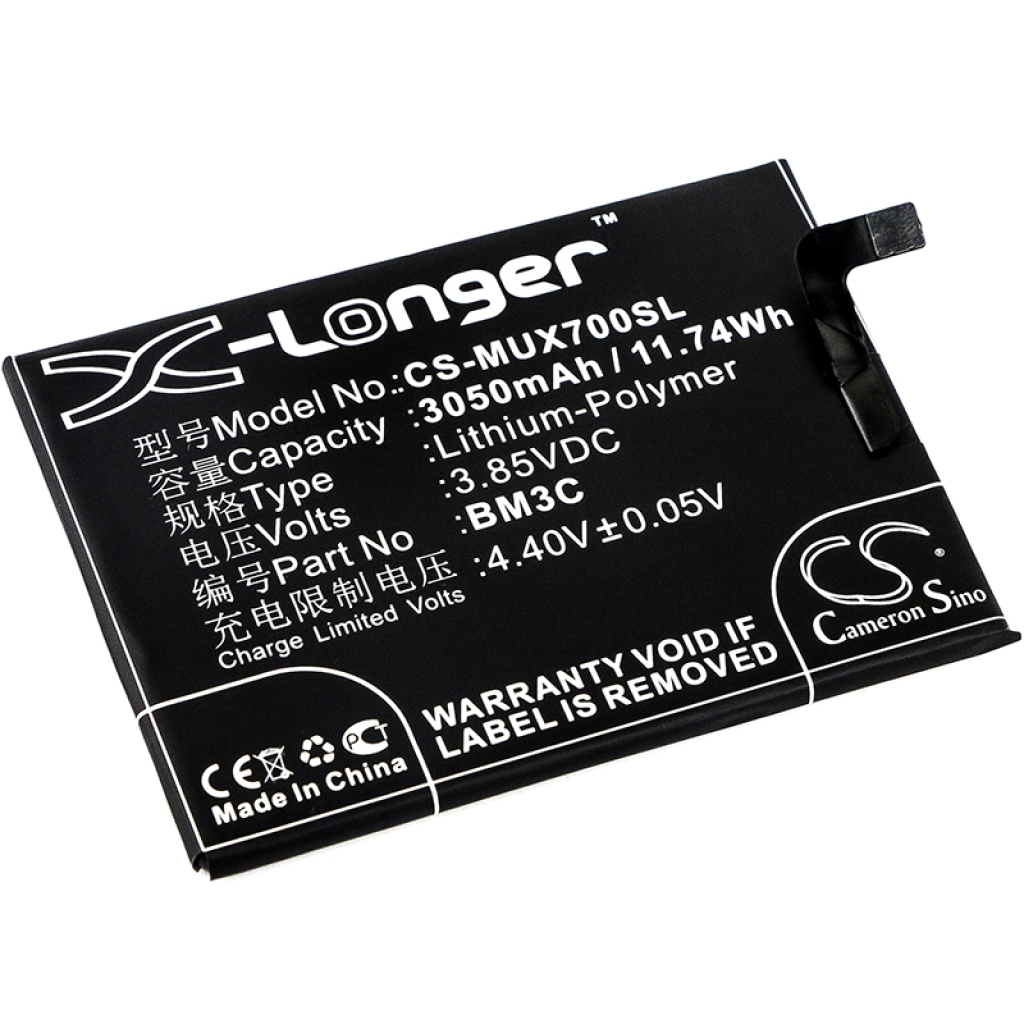 Batterier Ersätter Mi 7