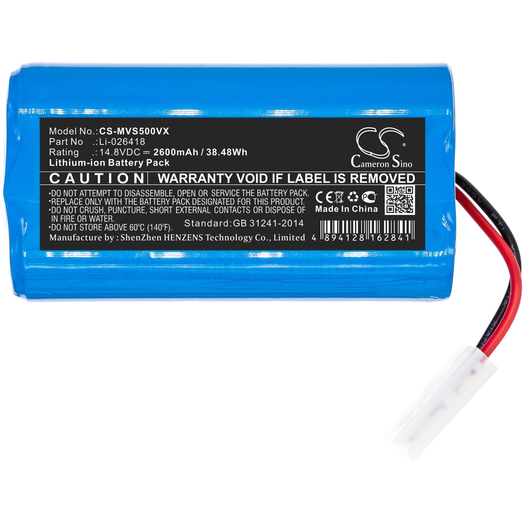 Batterier för smarta hem Bobsweep CS-MVS500VX