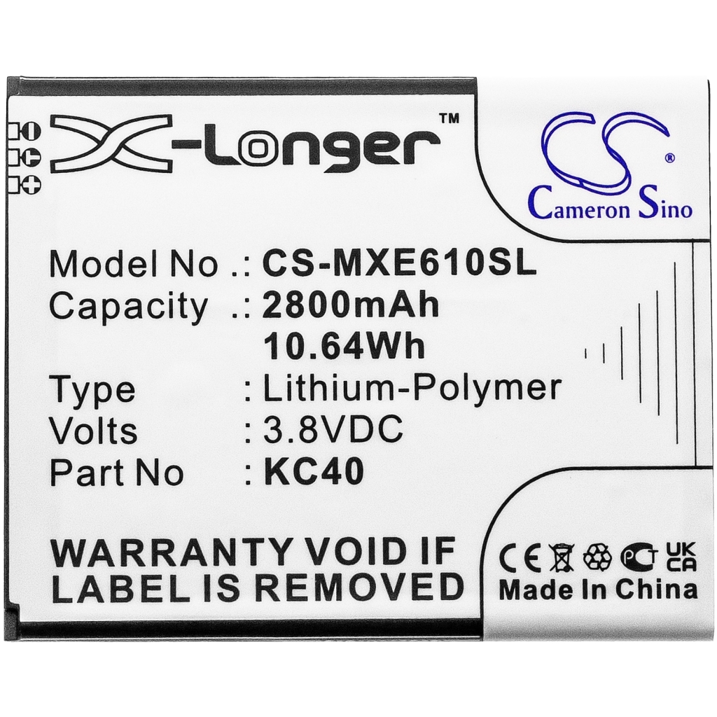 Batterier Ersätter K10 2019 Global