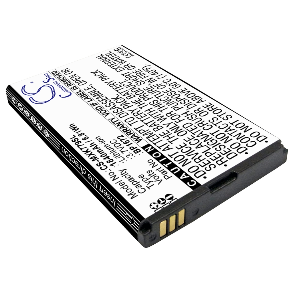 Batterier Ersätter BP1672