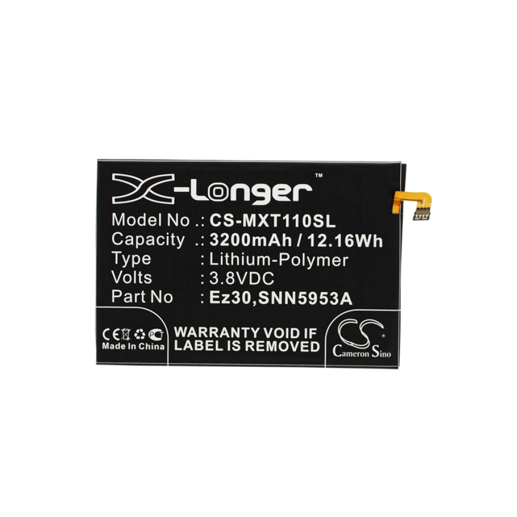 Batterier Ersätter XT1100
