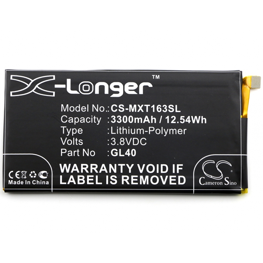 Batterier Ersätter XT1635-01