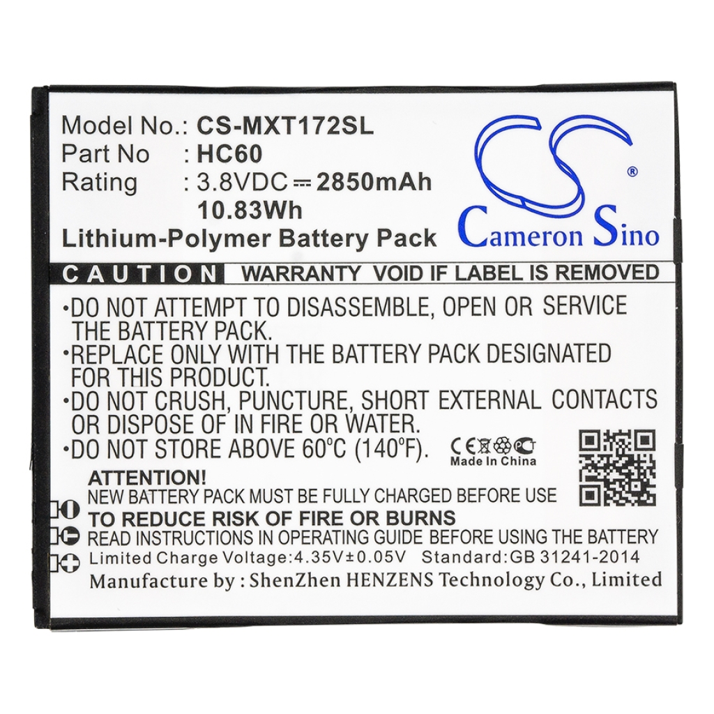 Battery Replaces HC60