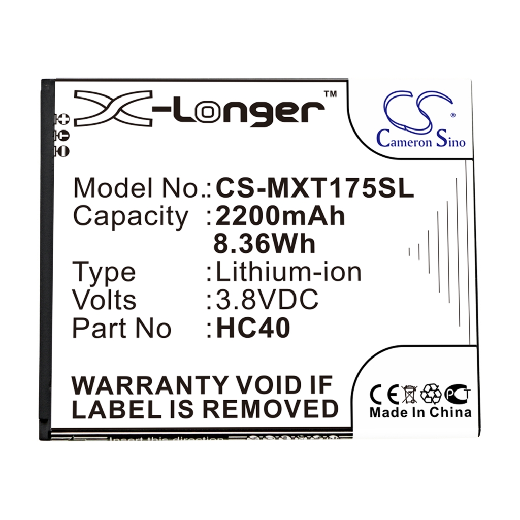 Batterier till mobiltelefoner Motorola CS-MXT175SL