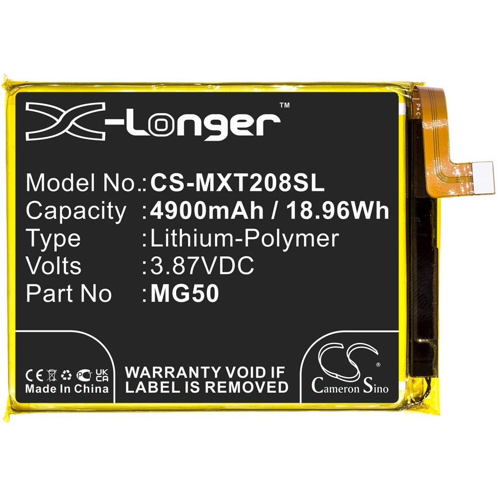 Batterier till mobiltelefoner Motorola CS-MXT208SL