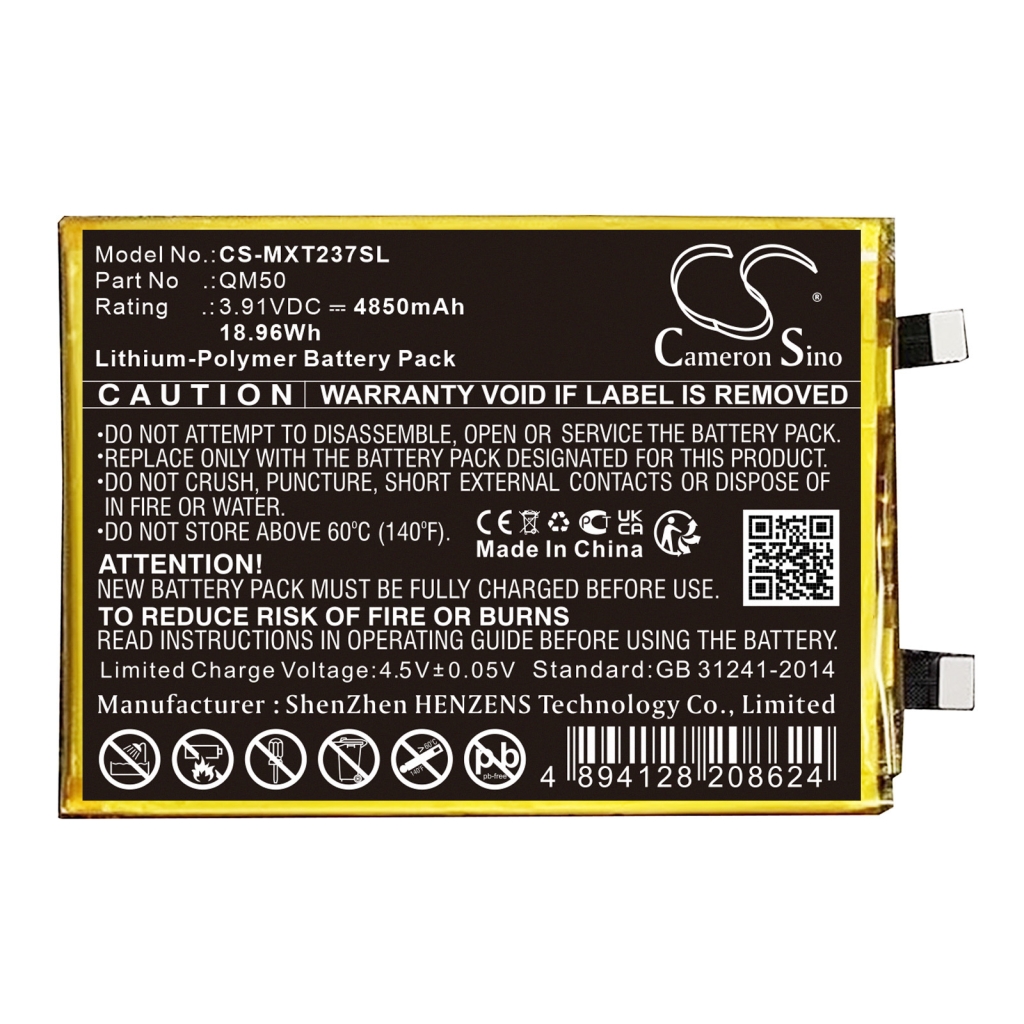 Batterier till mobiltelefoner Motorola CS-MXT237SL