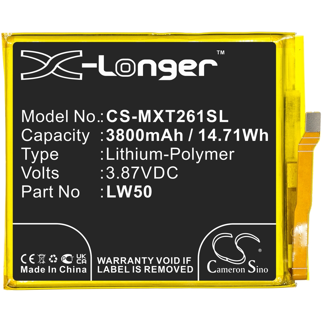 Batterier Ersätter LW50