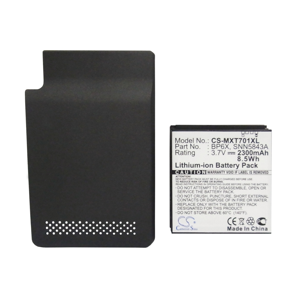 Batterier till mobiltelefoner Motorola CS-MXT701XL