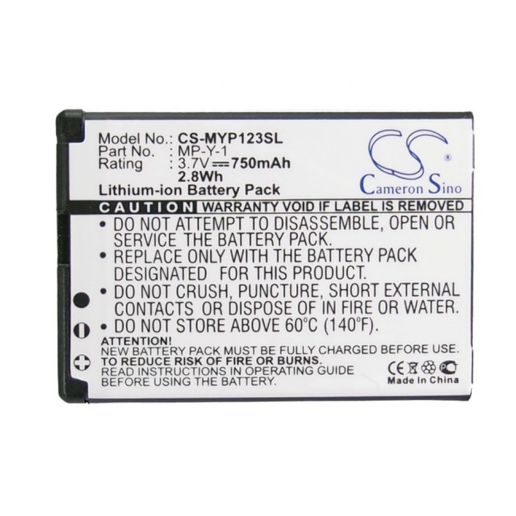 Batterier Ersätter MP-Y-1