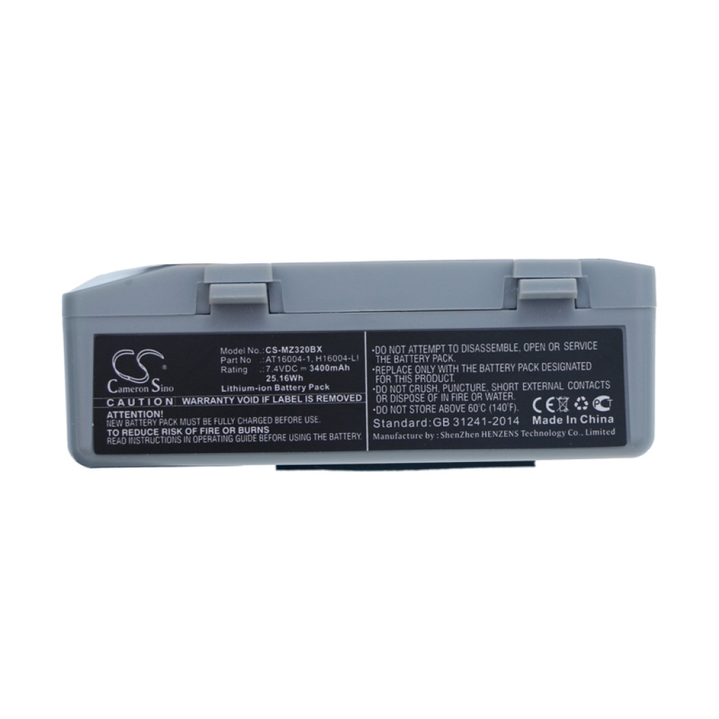 Batterier för skanner Zebra CS-MZ320BX