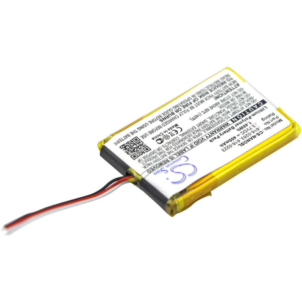 Batterier Ersätter iPOD Nano MA004LL/A