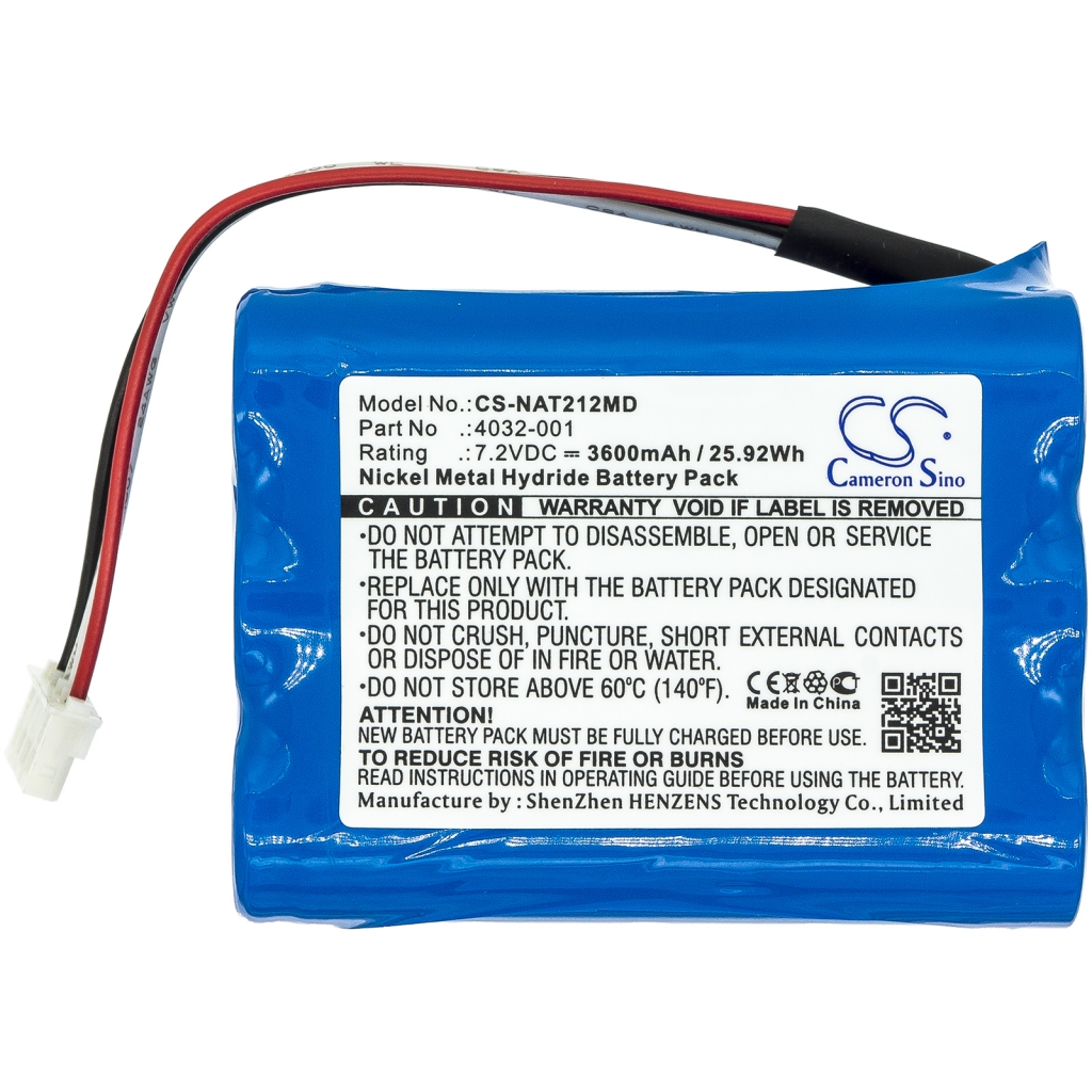 Batterier för medicintekniska produkter Sonnenschein CS-NAT212MD